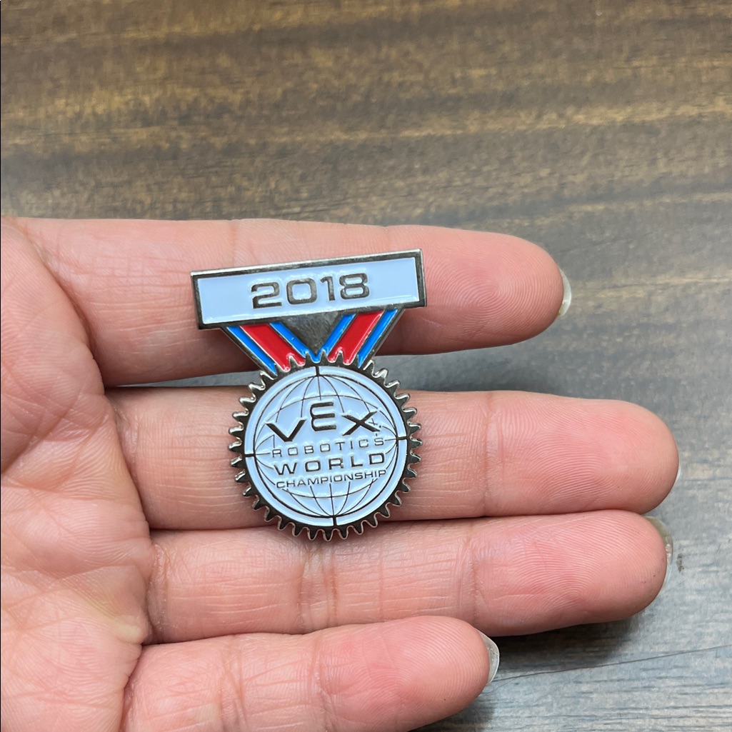 2018 Robotics World Championship Pin